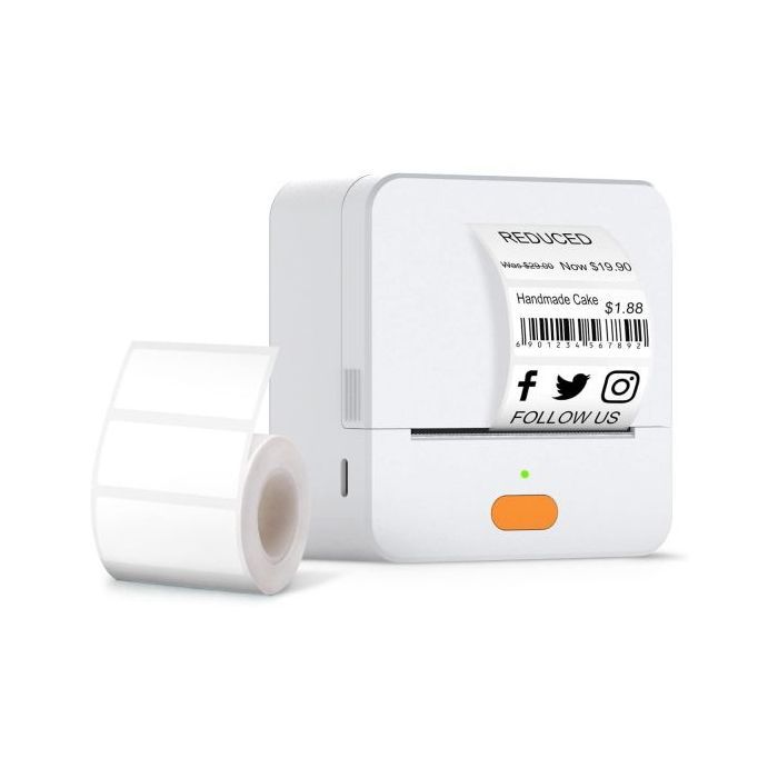 Принтер этикеток UKRMARK UP1BL bluetooth, USB, синий (900773)