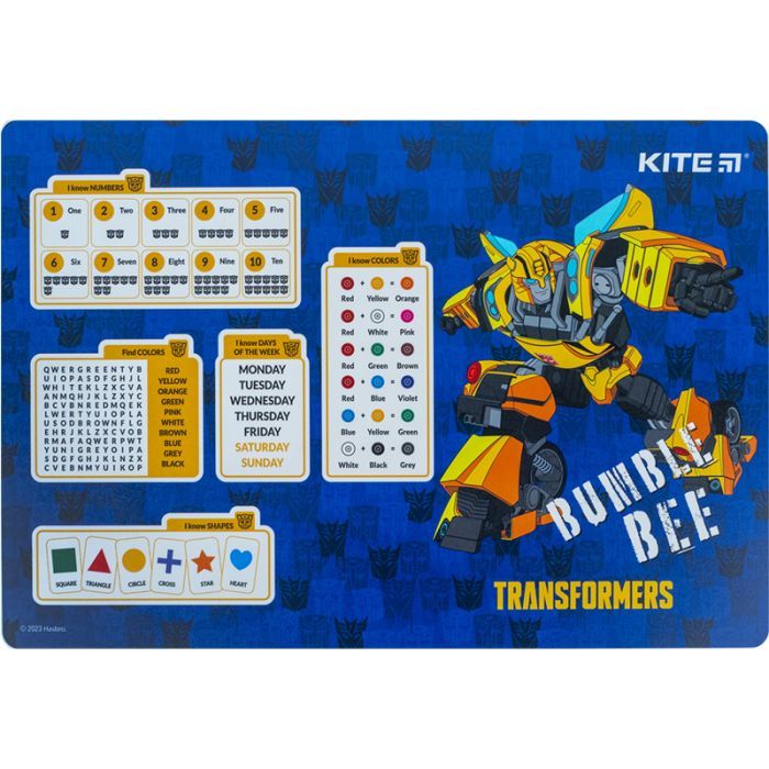 Підкладка настільна Kite Transformers 42,5 x 29 см (TF23-207)