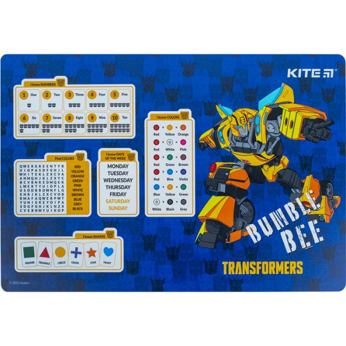 Подкладка настольная Kite Transformers 42,5 x 29 см (TF23-207)