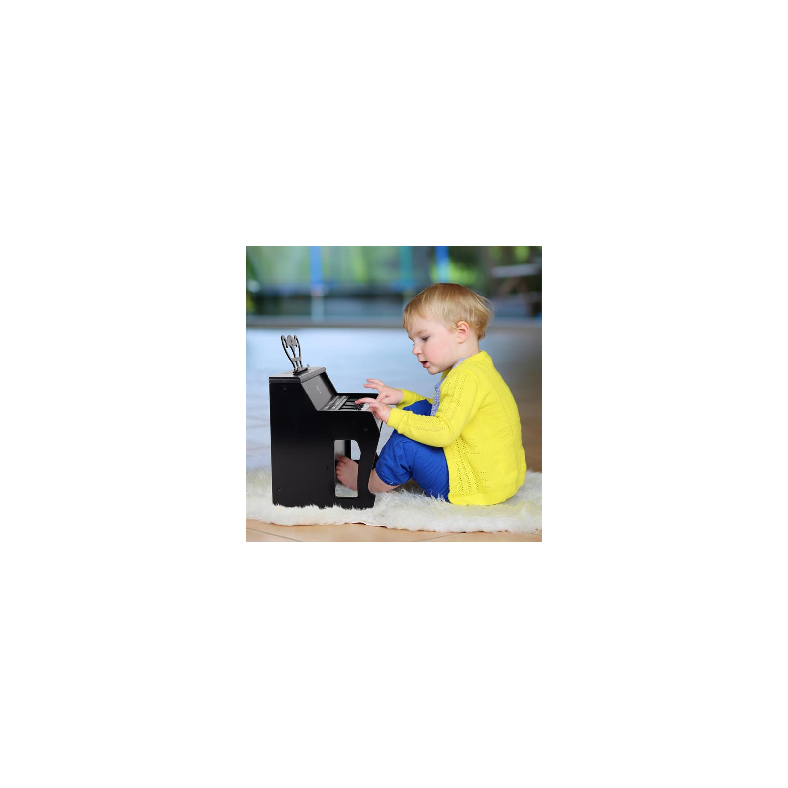 Музична іграшка Hape Дитяче піаніно 25 клавіш з підсвіткою чорний (E0627) зображення 2