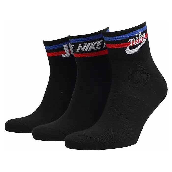 Шкарпетки Nike U NK NSW EVERYDAY ESSENTIAL AN 3PR DX5080-010 38-42 3 пари Чорні (196148786019)