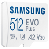 Карта памяти Samsung 512GB microSDXC calss 10 UHS-I V30 EVO (MB-MC512KA/EU) изображение 5