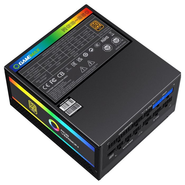 Блок живлення Gamemax 850W (RGB850 PRO) зображення 10