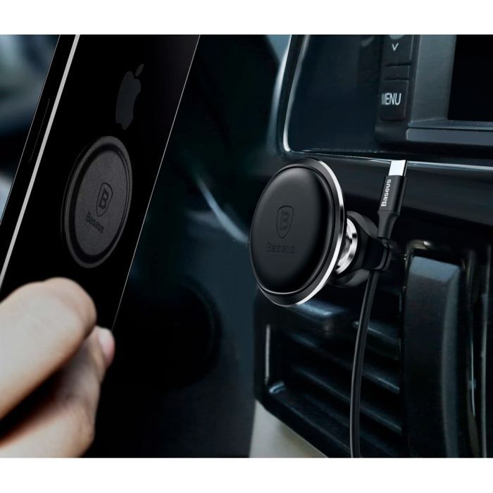 Универсальный автодержатель Baseus Magnetic Air Vent Car (SUGX020001) изображение 12