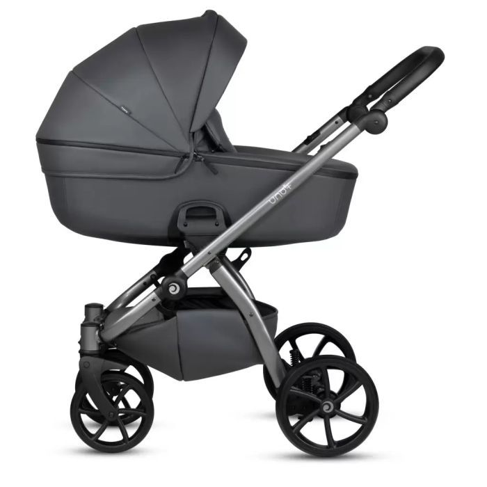 Коляска TUTIS Uno5 plus LEATHER COLLECTION Black Sesame (1402168) изображение 6