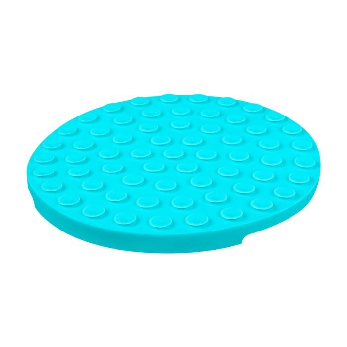 Універсальний посуд для тварин WAUDOG Silicone Килимок для злизування 21х21х3 см рожевий (23507) зображення 5