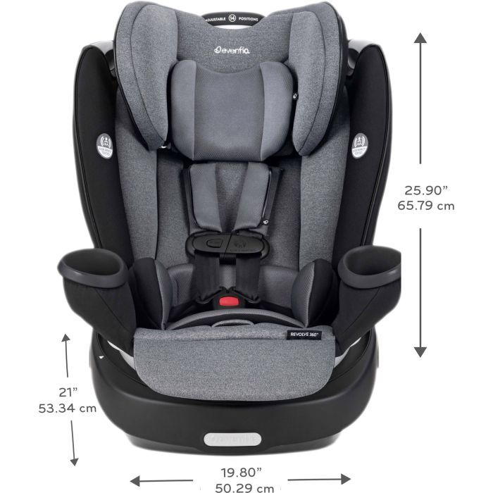 Автокресло Evenflo Revolve 360 LX (1,8 до 54,4 кг) Amherst Gray (032884201983) изображение 11