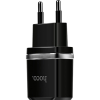 Зарядний пристрій HOCO C12 Smart dual USB charger Black (6957531063094) зображення 2