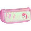 Пенал Cool For School 2 отделения с пайетками и аппликацией Белый (CF5949-white)
