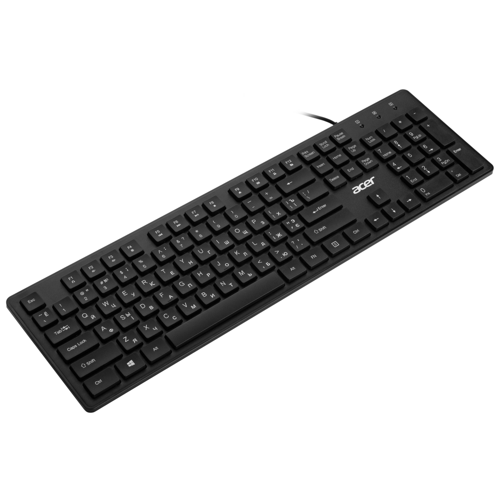 Клавіатура Acer OKW020 USB Black (ZL.KBDEE.013) зображення 3