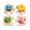 Развивающая игрушка Hape деревянный пазл-сортер Цветные фигуры (E0411) изображение 2