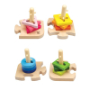 Развивающая игрушка Hape деревянный пазл-сортер Цветные фигуры (E0411) изображение 5