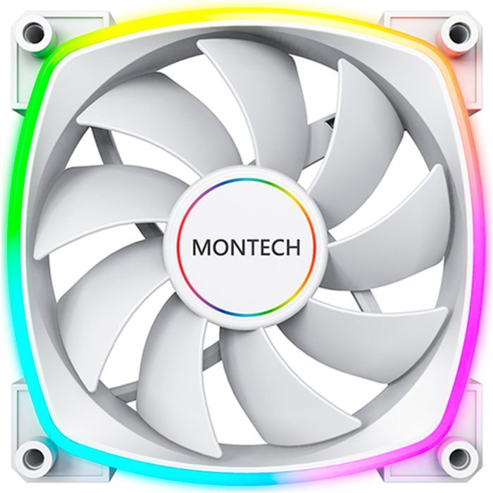 Кулер до корпусу MONTECH AX140 PWM WHITE зображення 2