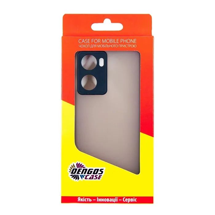 Чехол для мобильного телефона Dengos Kit for OPPO A57s case + glass (Black) (DG-KM-35) изображение 4