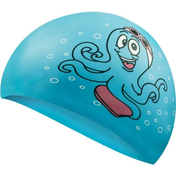 Шапка для плавания Aqua Speed Kiddie 142-Octopus 7216 блакитний Діт OSFM (5908217672162)