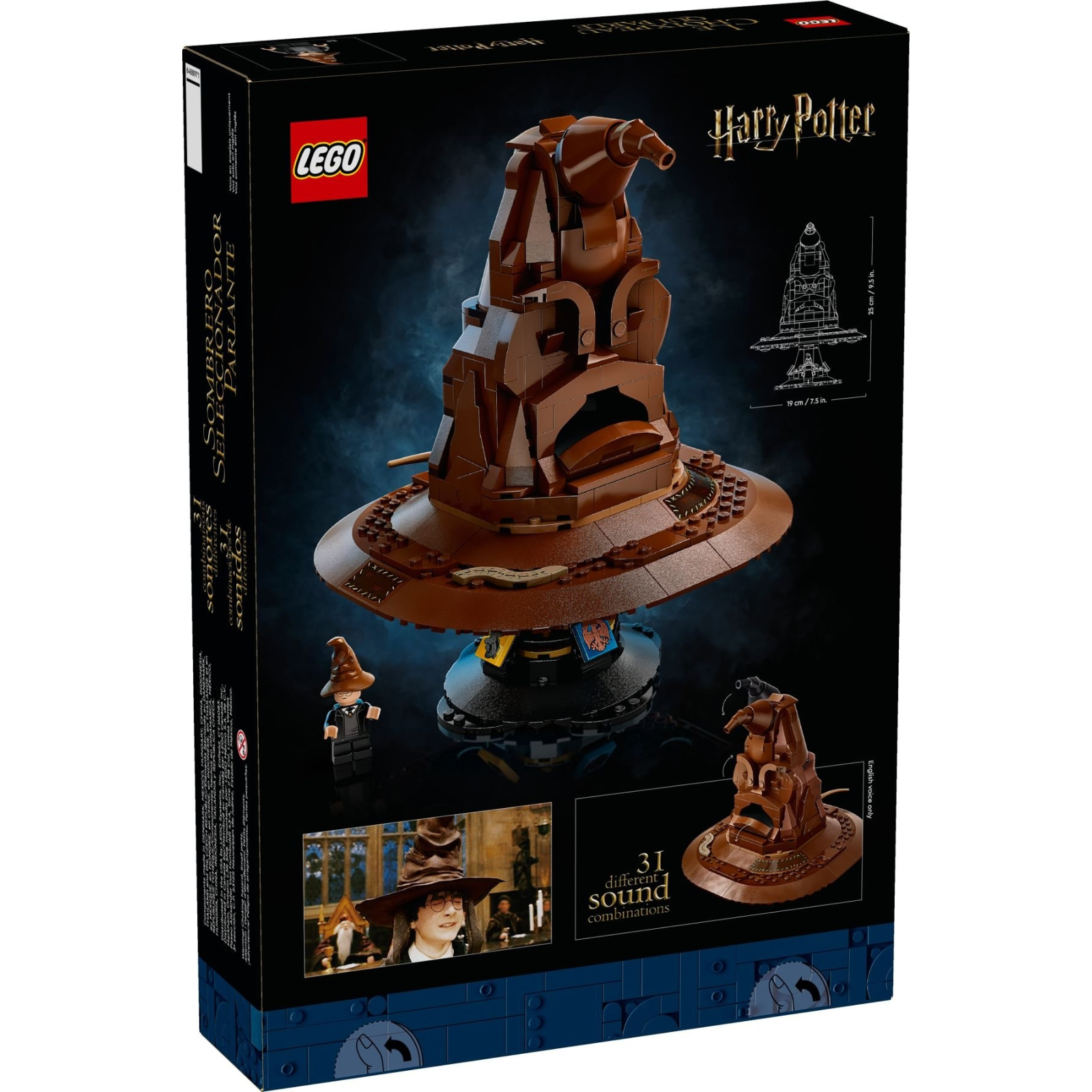 Конструктор LEGO Harry Potter Балакучий сортувальний капелюх 561 деталь (76429) зображення 6