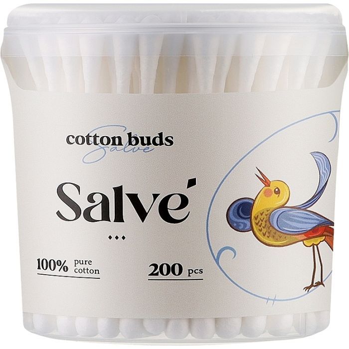 Ватные палочки Salve 200 шт. (5853954200591)