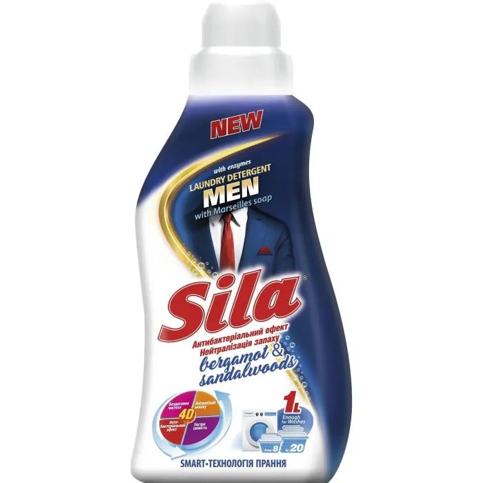 Гель для стирки Sila Men 1 л (4820023369771)