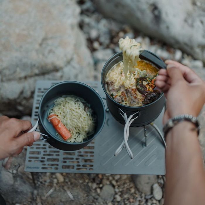 Набор туристической посуды Naturehike CNK2300CJ0002 1,2 л алюміній (6976023929595) изображение 10