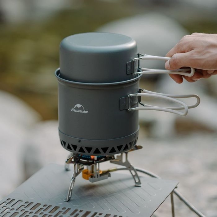 Набор туристической посуды Naturehike CNK2300CJ0002 1,2 л алюміній (6976023929595) изображение 3
