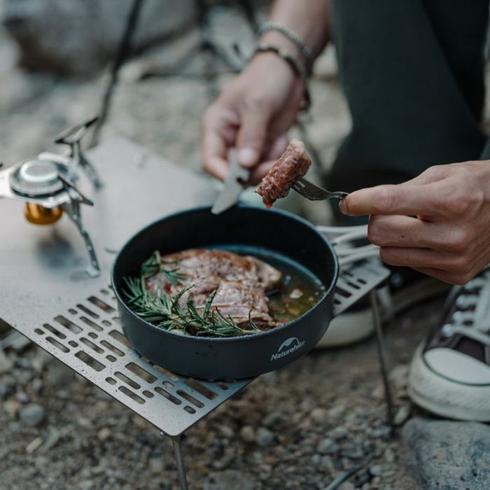 Набор туристической посуды Naturehike CNK2300CJ0002 1,2 л алюміній (6976023929595) изображение 7