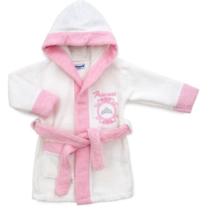 Халат детский Miniworld махровый (15118-86G-pink)