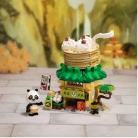 Конструктор Pantasy Kung Fu Panda Кунгфу Панда Мини Вид на улицу - Пельменная По (86505) изображение 2