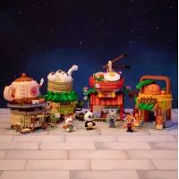 Конструктор Pantasy Kung Fu Panda Кунгфу Панда Мини Вид на улицу - Пельменная По (86505) изображение 3