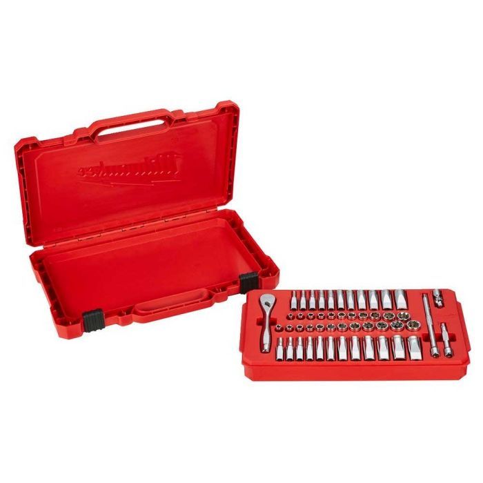 Набор головок Milwaukee 1/4", 50шт, с трещоткой, кейс (4932464944) изображение 3