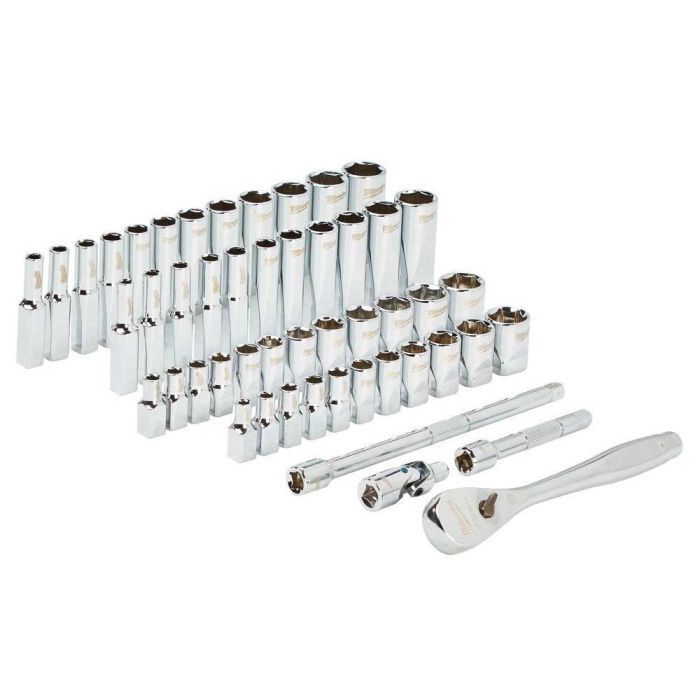 Набор головок Milwaukee 1/4", 50шт, с трещоткой, кейс (4932464944) изображение 4