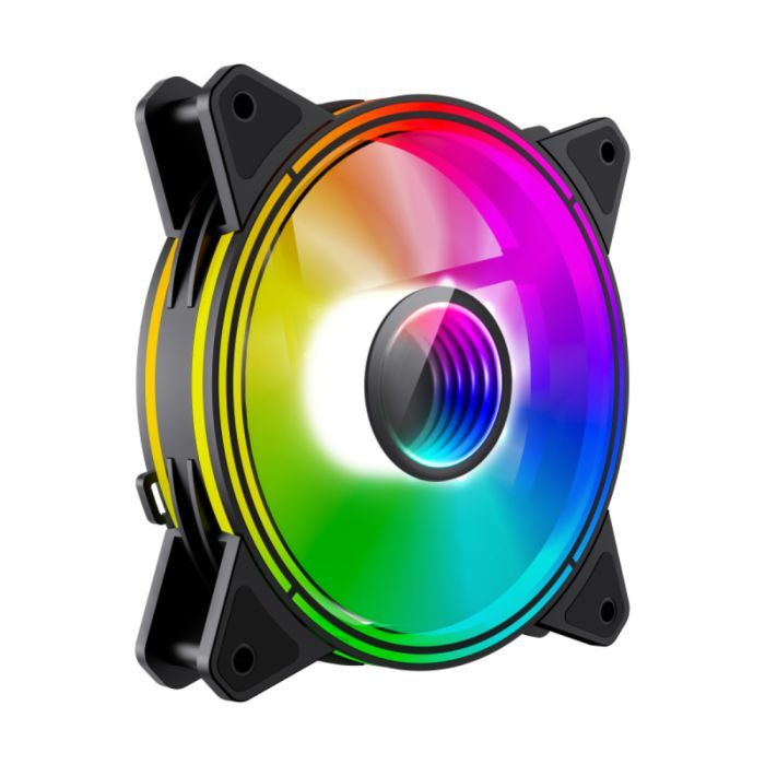 Кулер для корпуса Gamemax FN-12Rainbow-Q-Infinity