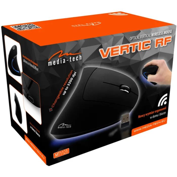 Мышка Media-Tech Vertic Wireless Black (MT1123V2.0) изображение 9