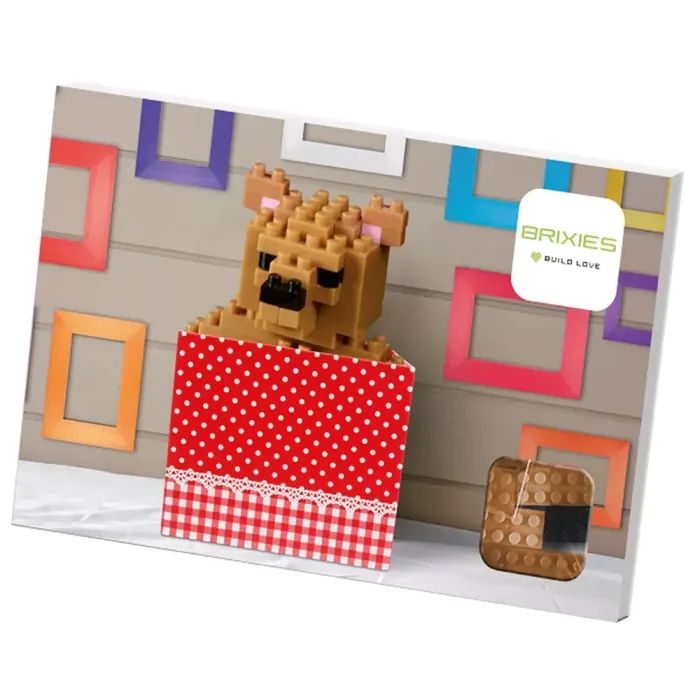 Конструктор BRIXIES Открытка Мишка Тедди (220.024)