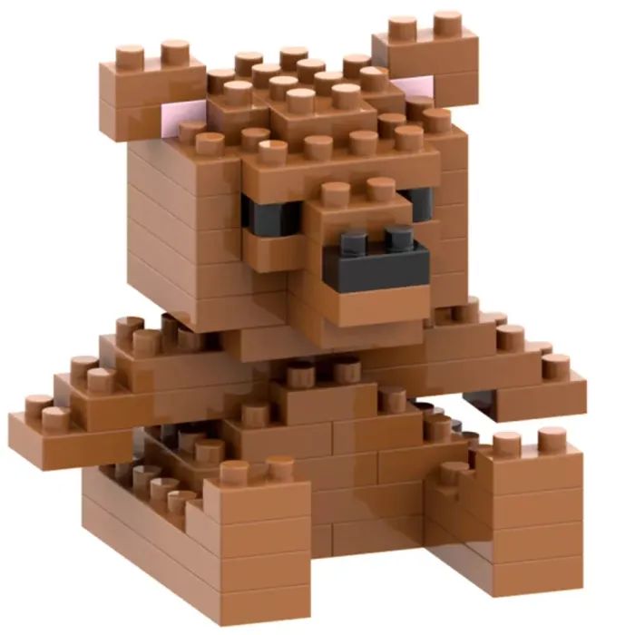 Конструктор BRIXIES Открытка Мишка Тедди (220.024) изображение 2