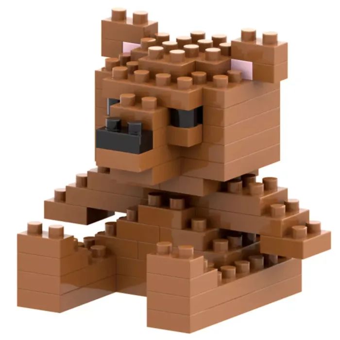 Конструктор BRIXIES Открытка Мишка Тедди (220.024) изображение 3