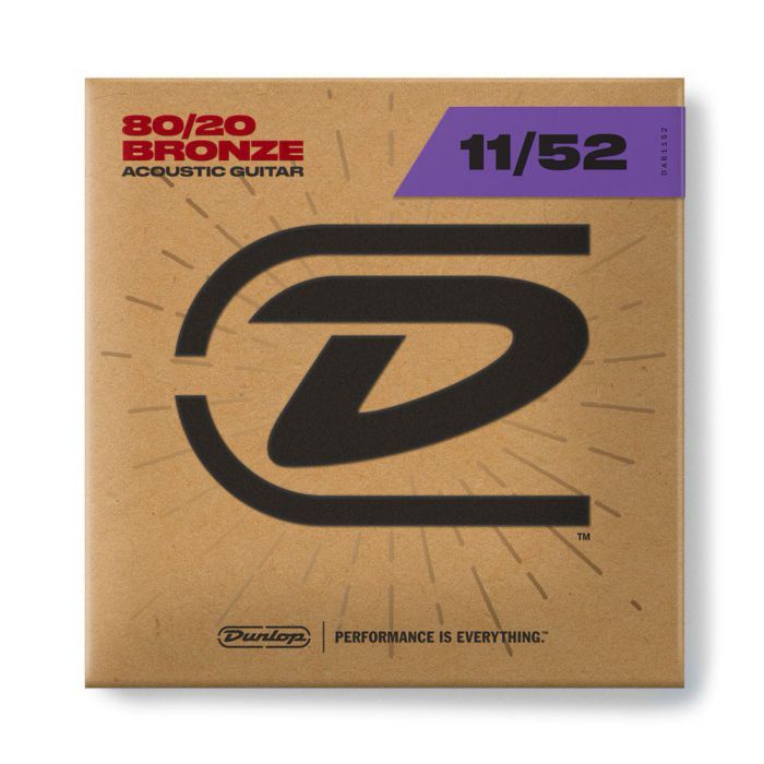 Струни для гітари Jim Dunlop 80/20 Bronze Acoustic Guitar Strings (11-52) (DAB1152) зображення 4