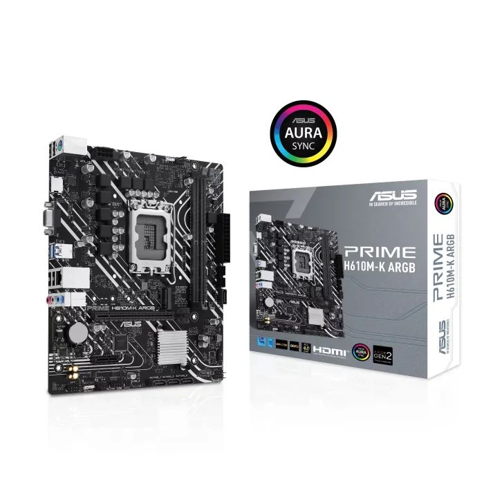 Материнська плата ASUS PRIME H610M-K ARGB зображення 7