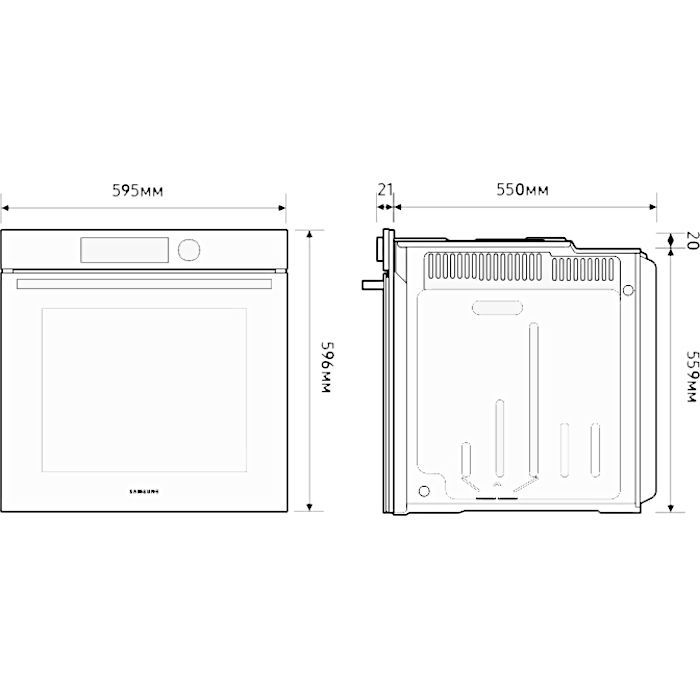 Духова шафа Samsung NV7B4445UAS/WT зображення 10