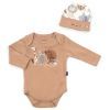Набор детской одежды Miniworld со зверюшками (18004-68B-brown) изображение 2