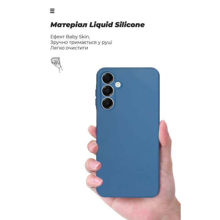 Чохол до мобільного телефона Armorstandart ICON Samsung A16 4G (A165) Camera cover Blue (ARM80131) зображення 7