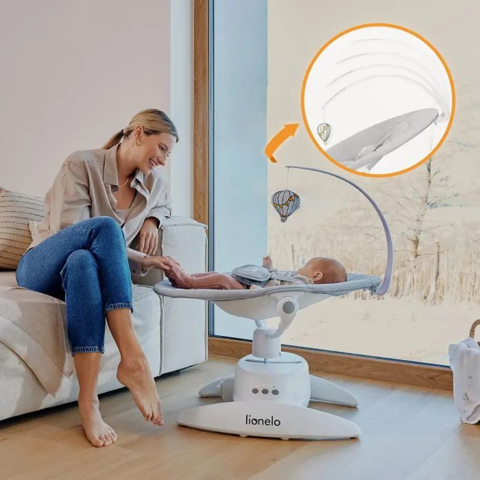 Кресло-качалка Lionelo Iris Grey concrete (LO-IRIS GREY CONCRETE) изображение 11