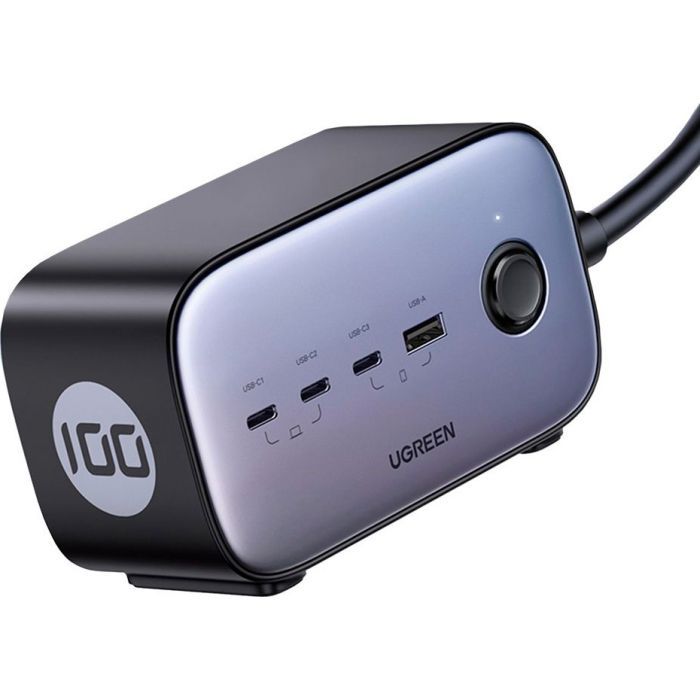 Зарядное устройство Ugreen 4xUSB 100W Nexode Pro (3хUSB-C+USB-A+2хSchuko) CD270 (60167) изображение 3