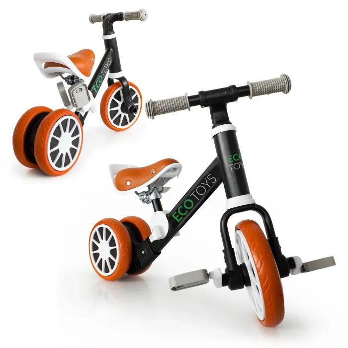 Беговел Ecotoys Велосипед 2 в 1 Energy black (LC-V1307 BLACK) изображение 10