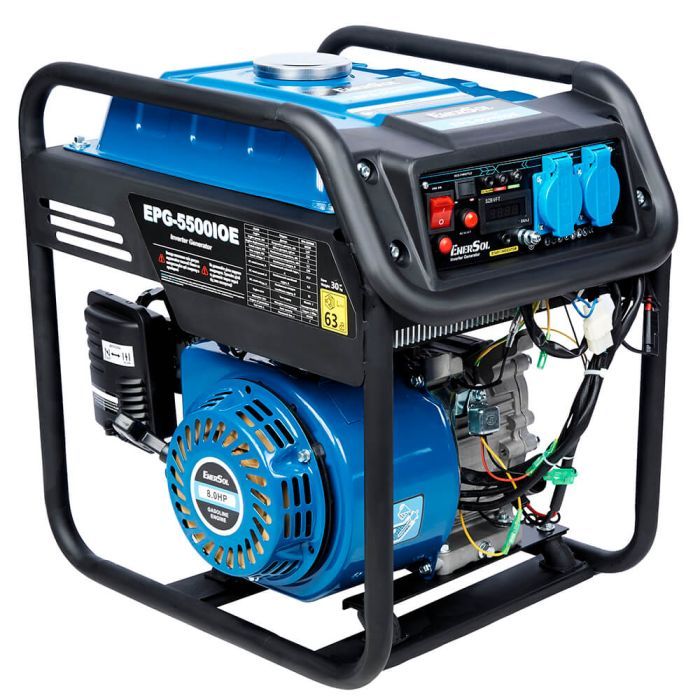 Генератор Enersol инверторный, 5.5kW, двиг. GP236, электростартер (EPG-5500IOE)