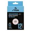 М'ячик для настільного теніса Stiga Seasons White 12 шт (1110-2810-12) (931162) зображення 2