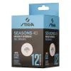 М'ячик для настільного теніса Stiga Seasons White 12 шт (1110-2810-12) (931162) зображення 3
