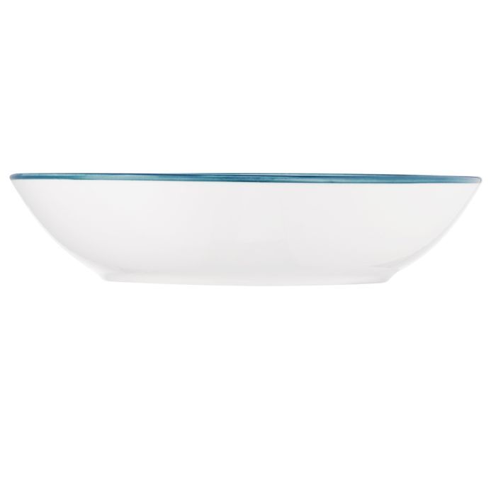 Тарілка Ardesto Siena, 20см, порцеляна, біло-блакитний (AR2920SWB) зображення 4