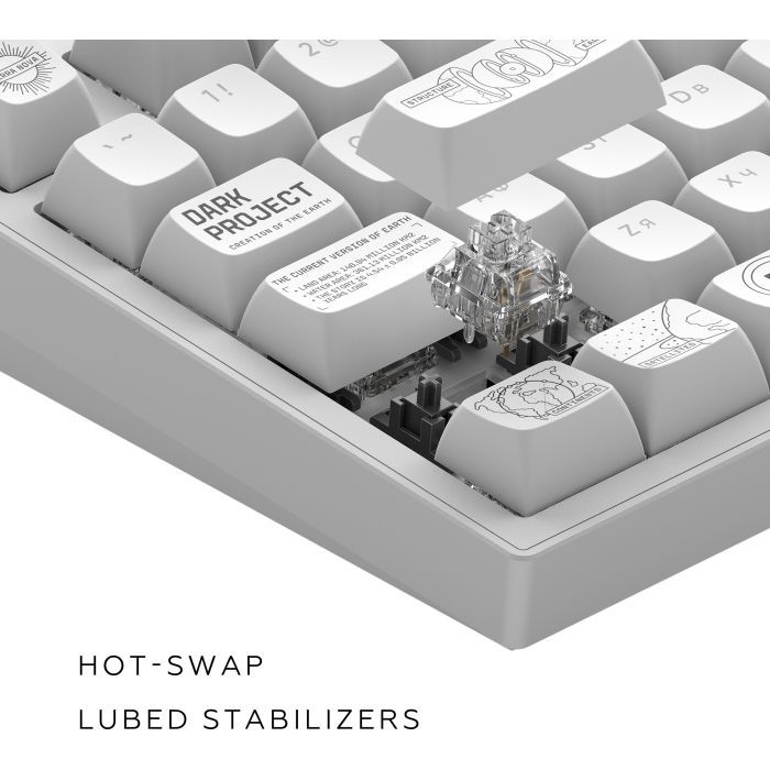 Клавиатура Dark Project ALU81 Terra Nova PBT RGB Mech G3MS Moonstone Black (DPKB_NOVA_81_ANSI_BLACK_UA) изображение 10