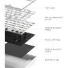 Клавіатура Dark Project ALU81 Terra Nova PBT RGB Mech G3MS Moonstone White (DPKB_NOVA_81_ANSI_WHITE_UA) зображення 11