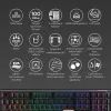 Клавиатура Ducky One 3 Cherry MX Silent Red RGB UA USB Black (DKON2108ST-SUAPXCLAWSC1) изображение 4